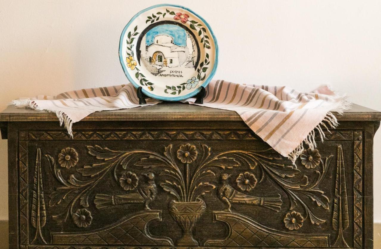 Hydroussa Skyros Hotel Kültér fotó